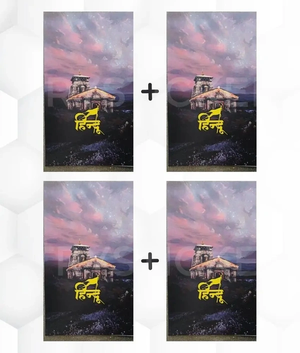 KedarNath Mobile Skin ( Premium Mobile Skins ) - 4 Piece