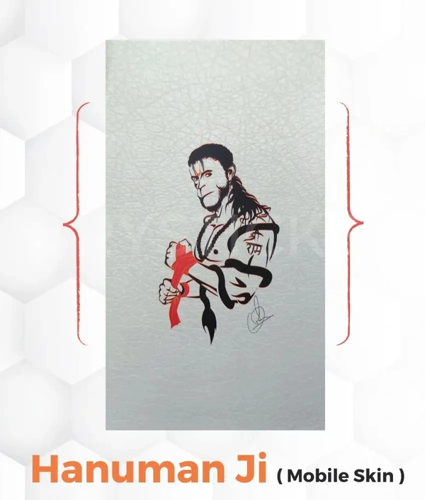 Hanuman Ji Mobile Skin ( Premium Mobile Skins ) - 1 Piece