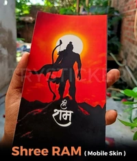 Jai Shree Ram Mobile Skin ( Premium Mobile Skins ) - 1 Piece