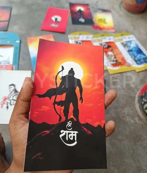 Jai Shree Ram Mobile Skin ( Premium Mobile Skins ) - 1 Piece