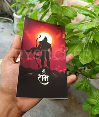 Jai Shree Ram Mobile Skin ( Premium Mobile Skins ) - 1 Piece