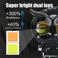 OWL Shape HJG Fog Yellow-White light - HJG ( Metal ) Original