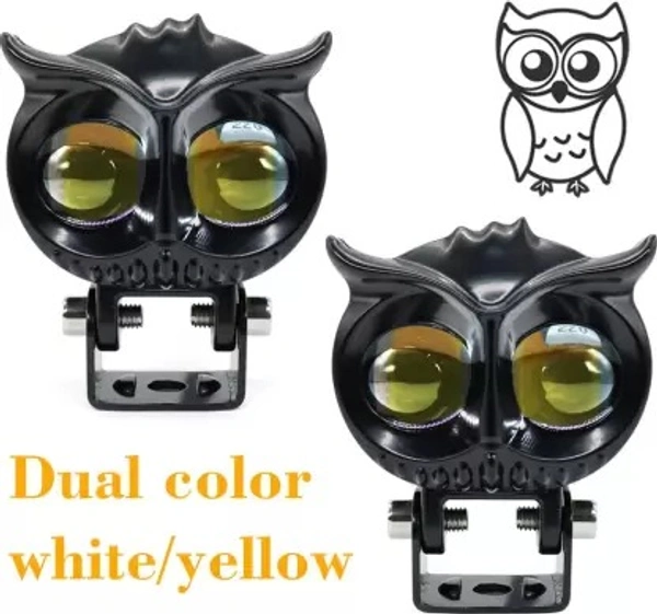 OWL Shape HJG Fog Yellow-White light - HJG ( Metal ) Original