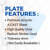 Premium Jaat Number Plate ( Jaat Lovers ) - Bike, Front Side + Back Side