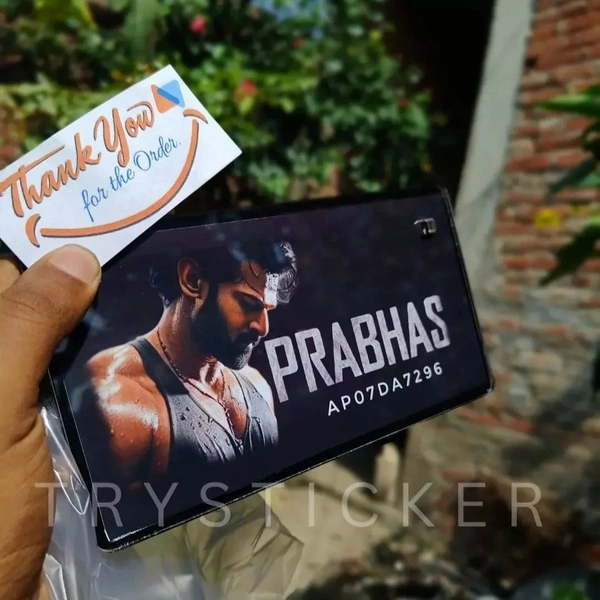 Photo Number Plate - Bike, Only Front Side