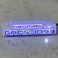 Trysticker LED Lighting 3D Number Plate
