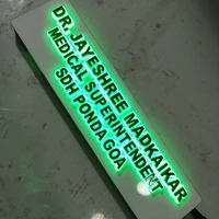 Trysticker LED Lighting 3D Number Plate