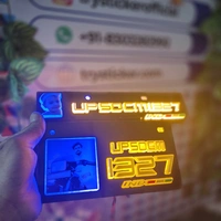 Trysticker Photo LED Lighting 3D Number Plate