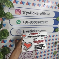 Trysticker Shetkari Pasuseva Lighting 3D Number Plate