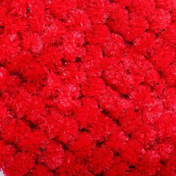 Artificial Flower Genda Phool 5 Feet Long for Decoration, Home, Wedding, Festivals, Durga Pooja, Diwali, Ganesh Chaturthi