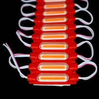 DC 12V 2W Small Tube COB High Brightness Waterproof Injection Module With Diffused/Clear Lens For Advertisement Light Box / Led Sign Boards / Decoration - Pack Off 10, Multi Colour