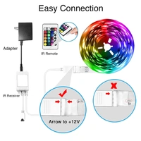 Waterproof Multi-Color RGB Led Strip Light with Remote Control Wireless Color Changing Light for Bedroom, Ceiling, Kitchen, Tv Backlight (Multicolor) - Jhalar