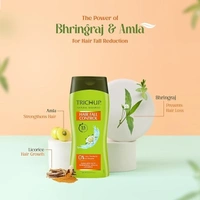 Trichup Hair Fall Control Herbal Shampoo - Enriched Amla, Licorice & Bhringaraj - Help to Reduce Hair Fall & Thinning Hair (100ml)