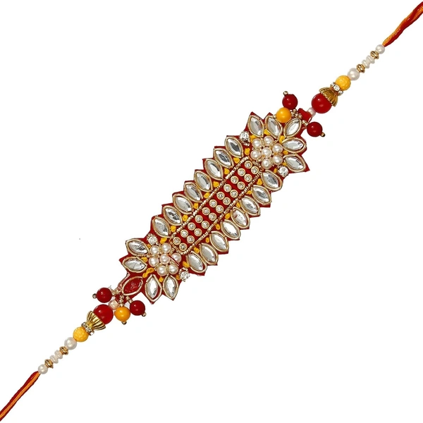 Shop Beautiful Rakhi Designs On MQS Store - Designer Rakhi - Pack Off 1
