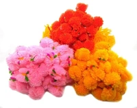 MQS - Rakhi Flower Gota Pati rakhi Pooja rakhi Pom Pom rakhi Feather Soft Children Rakhi Sharvan God rakhi Raksha Bandhan Gift Band Moli Bracelet (Set of 15)