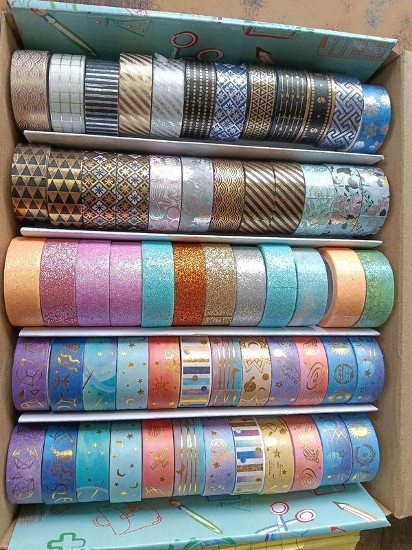 WASHI TAPE FANCY ( 10 PCS)