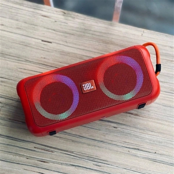 Portable Bluetooth Speaker Dynamic Thunder Sound With High Bass 2400mAh 10 W Bluetooth Speaker With Jbl Brand Logo - Red