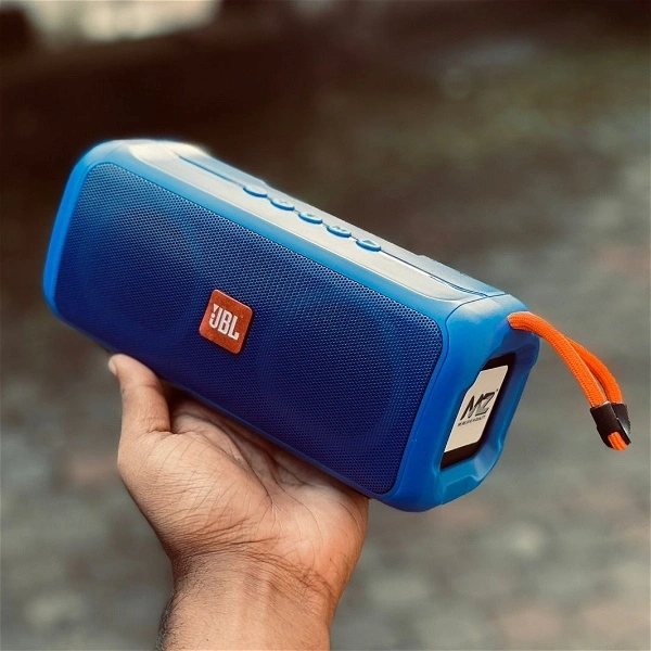 Portable Bluetooth Speaker Dynamic Thunder Sound With High Bass 2400mAh 10 W Bluetooth Speaker With Jbl Brand Logo - Blue