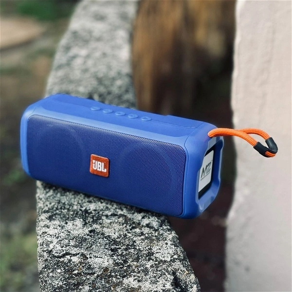 Portable Bluetooth Speaker Dynamic Thunder Sound With High Bass 2400mAh 10 W Bluetooth Speaker With Jbl Brand Logo - Blue