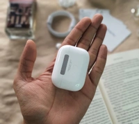 Air Pods Pro Premium Quality With Active Noise Cancellation With High Quality Silicon Case - White, 1 Month Replacement Warranty