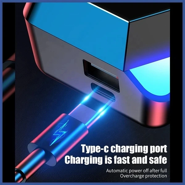 Damix M28 TWS Gaming Earphones With RGB Light & Low Latency Bluetooth Wireless Gaming Bluetooth Gaming Headset (Black, True Wireless) - Black