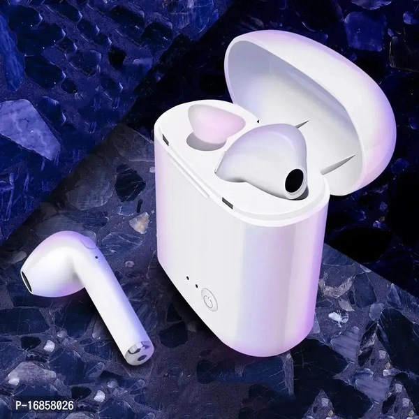 Tws TWS 17 earpods Bluetooth Headset 91 Bluetooth wireless Headset bluetooth headphone earphone (White, True Wireless)