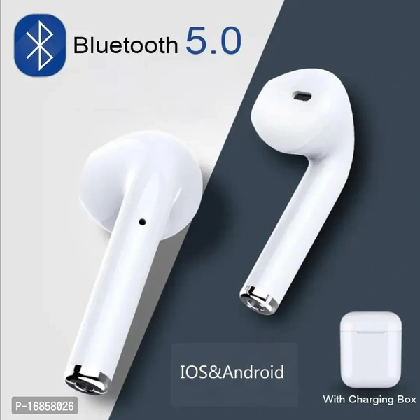 Tws TWS 17 earpods Bluetooth Headset 91 Bluetooth wireless Headset bluetooth headphone earphone (White, True Wireless)