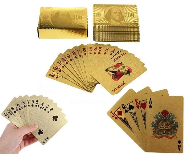 Playing Cards Golden