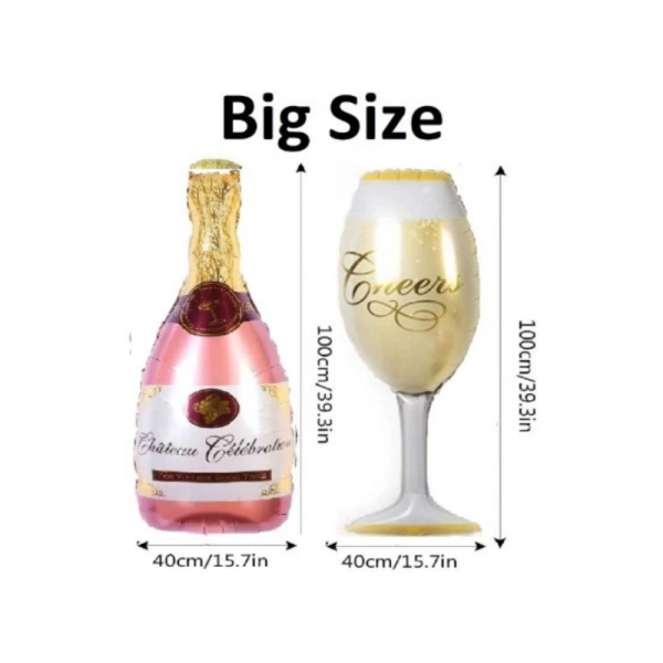 Shopnav 1St Anniversary Rose Gold Foil Balloons With Happy Decoration Items Set (Multicolor)