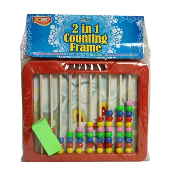 shopnav's 2 in 1 Counting Frame | Plastic | Educational Toys | 3+ Years