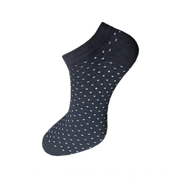 3_Pair Set Unisex Casual Cotton Printed Ankle Length Socks (Multicolor)