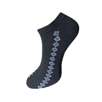 3_Pair Set Unisex Casual Cotton Printed Ankle Length Socks (Multicolor)