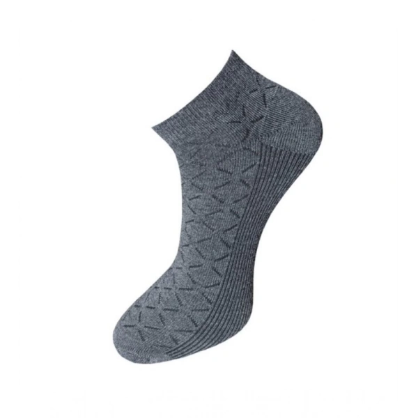 3_Pair Set Unisex Casual Cotton Printed Ankle Length Socks (Multicolor)