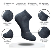 3_Pair Set Unisex Casual Cotton Printed Low Cut Socks (Multicolor)