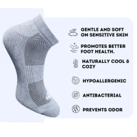 3_Pair Set Unisex Casual Cotton Printed Low Cut Socks (Multicolor)