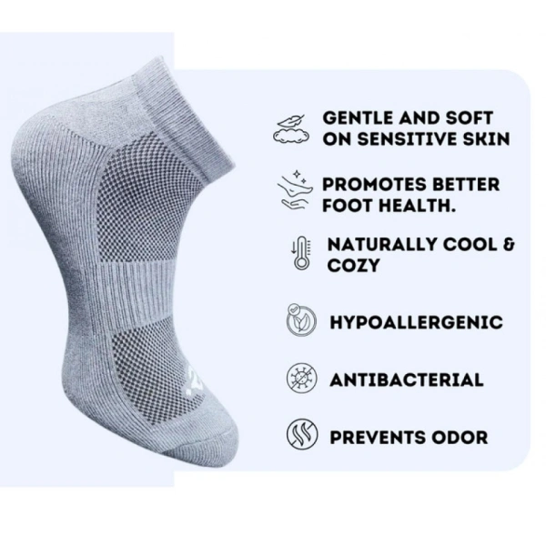3_Pair Set Unisex Casual Cotton Printed Low Cut Socks (Multicolor)