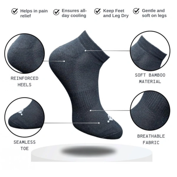 3_Pair Set Unisex Casual Cotton Printed Low Cut Socks (Multicolor)