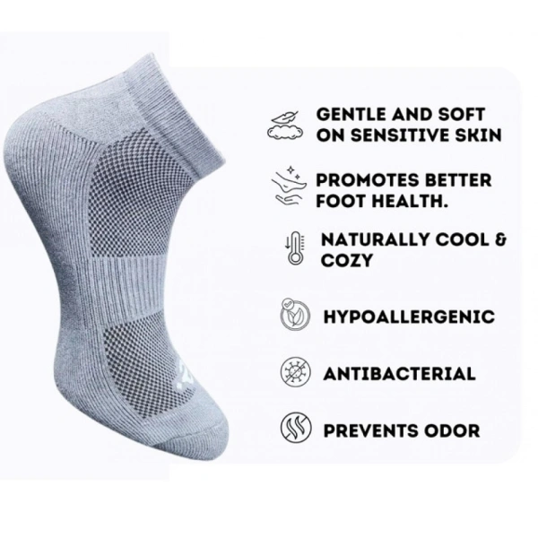 3_Pair Set Unisex Casual Cotton Printed Low Cut Socks (Multicolor)