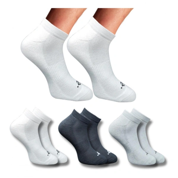 3_Pair Set Unisex Casual Cotton Printed Low Cut Socks (Multicolor)