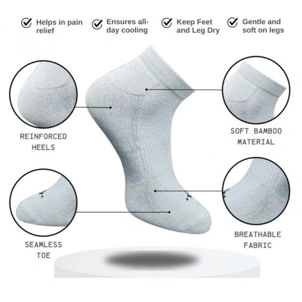 3_Pair Set Unisex Casual Cotton Printed Low Cut Socks (Multicolor)