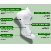 3_Pair Set Unisex Casual Cotton Printed Low Cut Socks (Multicolor)