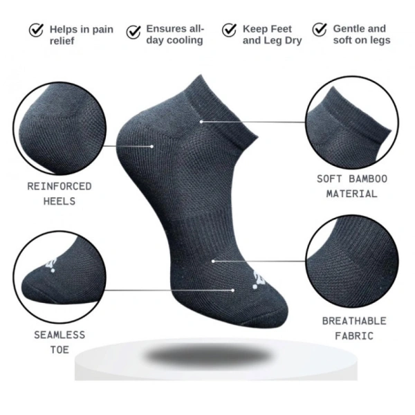 3_Pair Set Unisex Casual Cotton Printed Low Cut Socks (Multicolor)