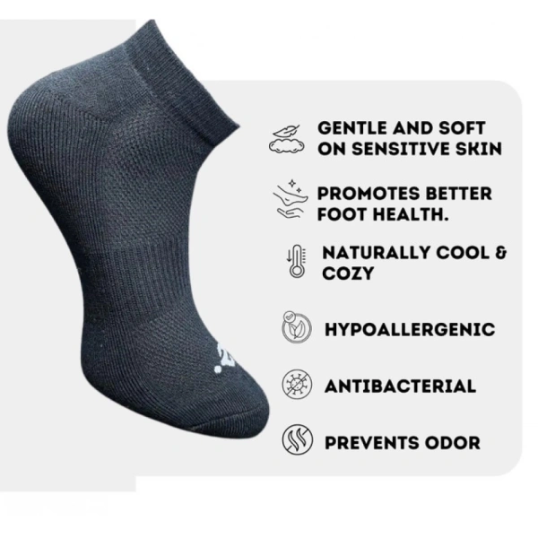 3_Pair Set Unisex Casual Cotton Printed Low Cut Socks (Multicolor)