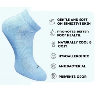 3_Pair Set Unisex Casual Cotton Printed Low Cut Socks (Multicolor)