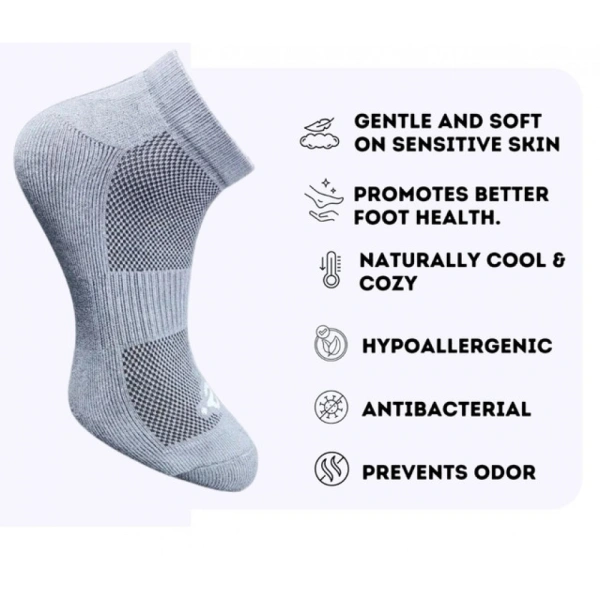3_Pair Set Unisex Casual Cotton Printed Low Cut Socks (Multicolor)