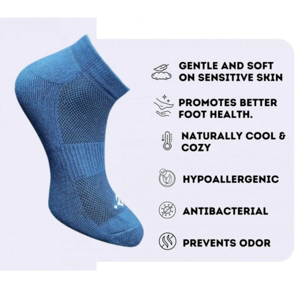 3_Pair Set Unisex Casual Cotton Printed Low Cut Socks (Multicolor)