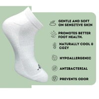 3_Pair Set Unisex Casual Cotton Printed Low Cut Socks (Multicolor)