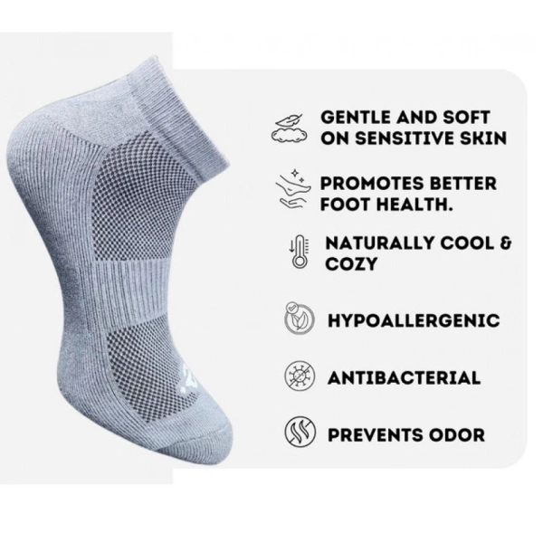 3_Pair Set Unisex Casual Cotton Printed Low Cut Socks (Multicolor)