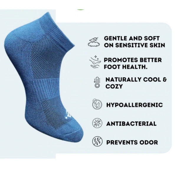 3_Pair Set Unisex Casual Cotton Printed Low Cut Socks (Multicolor)
