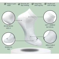 3_Pair Set Unisex Casual Cotton Printed Low Cut Socks (Multicolor)